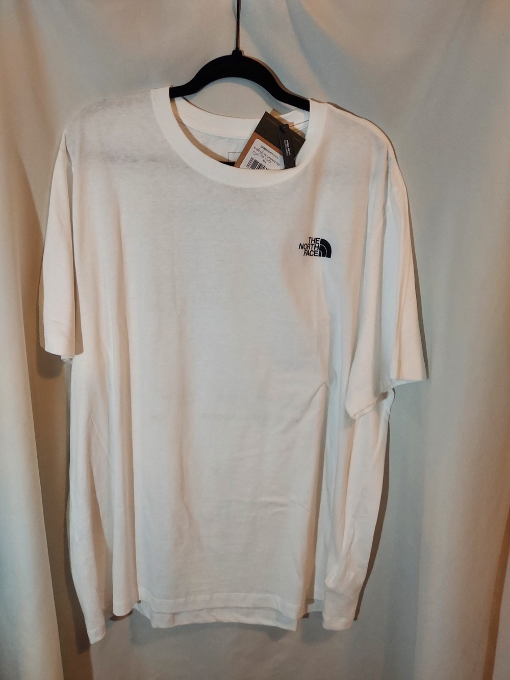 NWT The North Face Classic White Logo Graphic Short Sleeve Crewneck Tee XXL